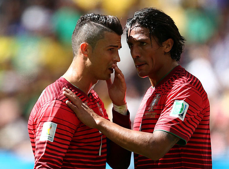 during the 2014 FIFA World Cup Brazil Group G match between Portugal and Ghana at Estadio Nacional on June 26, 2014 in Brasilia, Brazil.